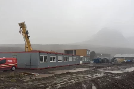 Further improvements on site at Kishorn