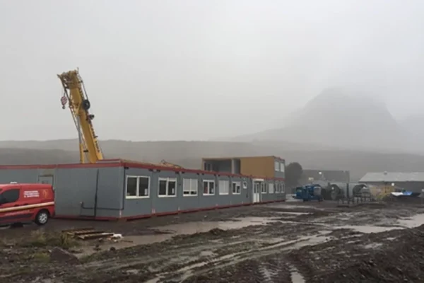 Further improvements on site at Kishorn