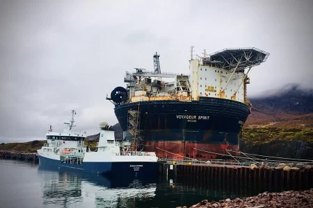 The Ronja Carrier recently visited the Port