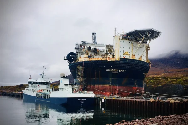 The Ronja Carrier recently visited the Port