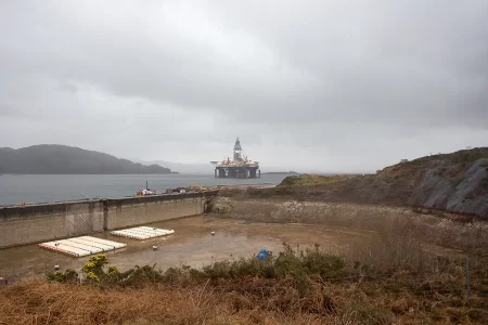 Ocean GreatWhite arrives at Kishorn