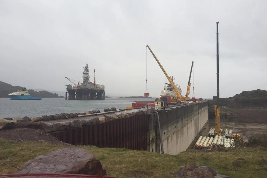 Ocean GreatWhite Departs from Kishorn Port & Dry Dock